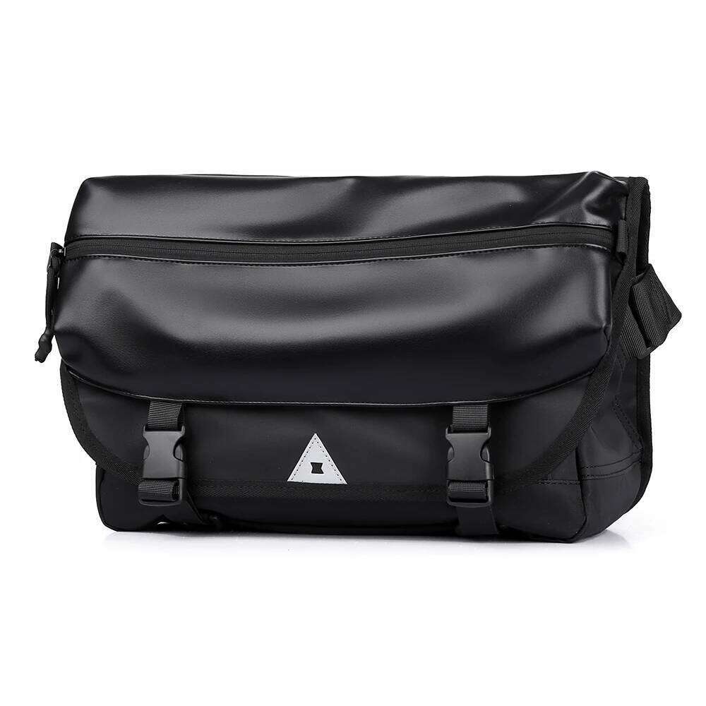 Messenger Large Capacity Oxford Cloth Shoulder Trapezoidal Business Trip Fashion Casual Crossbody Lightweight Computer Multi-Functional Men's Bag