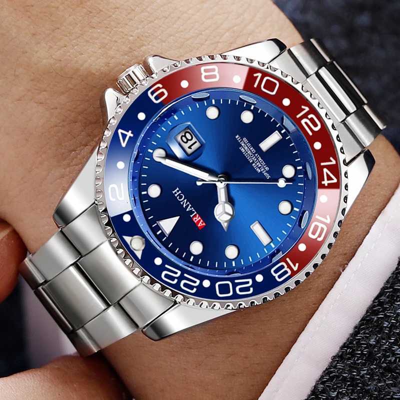 Arlandch Hot Sell Men Quartz Steel Watch Luminous Date Analog Casual Sport Watch Business Waterproof Watch Male Relogio Masculino W250724