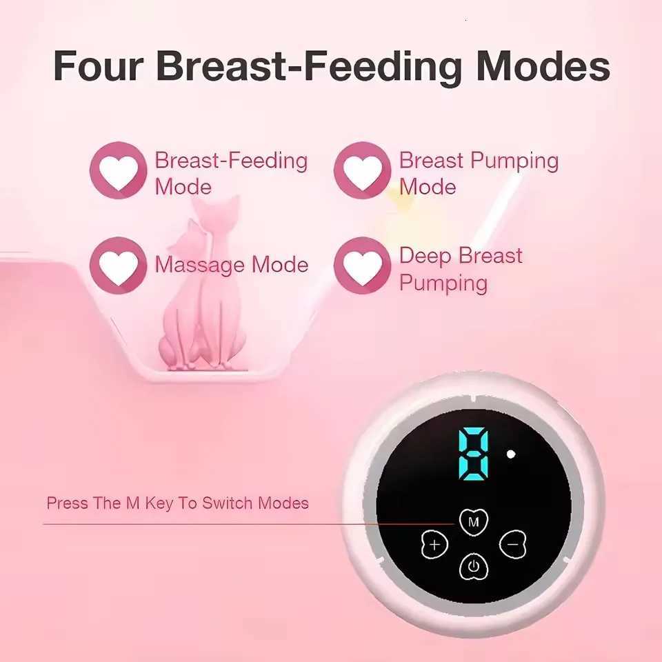 24mm Flange Wearable Breast Pump Super Silent Hands Free Electric Breast Pump Comfort Milk Collector for Breastfeeding X250724
