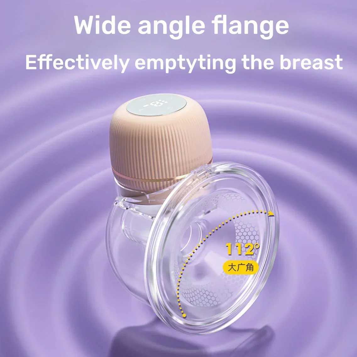 Wearable Electric Breastmilk Pump Handsfree BPA Free With 30PCS Storage Bags Free 3 Modes 9 Levels Low Noise Wireless Breast Pump X2507241