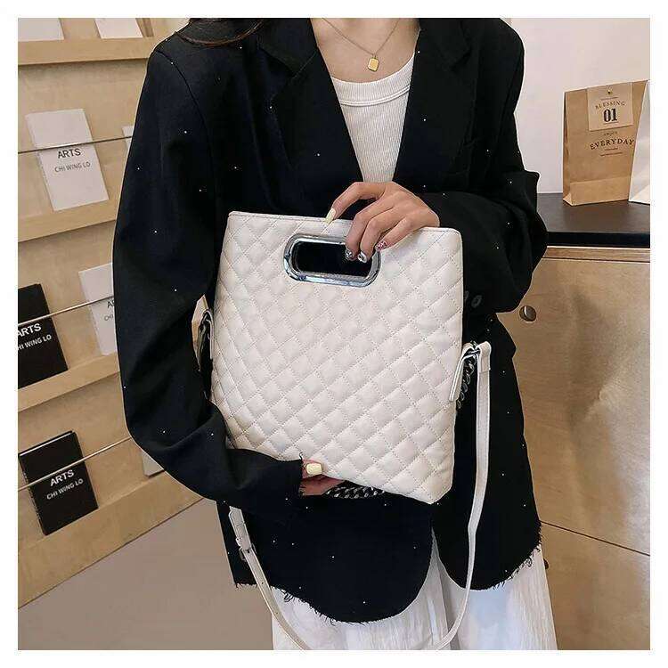 SS 2025 Women's Soft Quilted Crossbody Lightweight Embroidered Shoulder Bag Casual Boho Chic MDNG