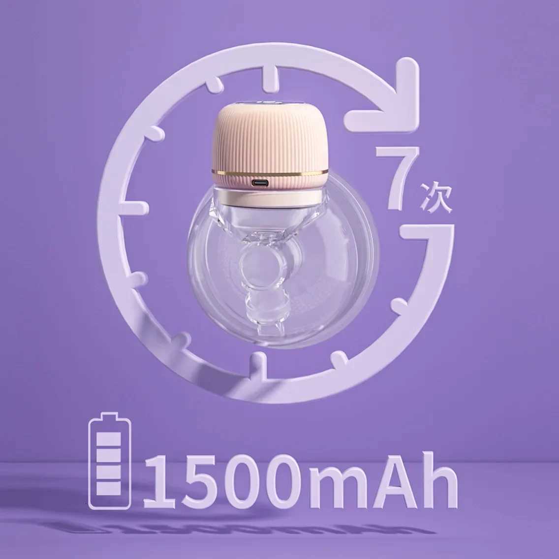 Wearable Electric Breastmilk Pump Handsfree BPA Free With 30PCS Storage Bags Free 3 Modes 9 Levels Low Noise Wireless Breast Pump X2507241