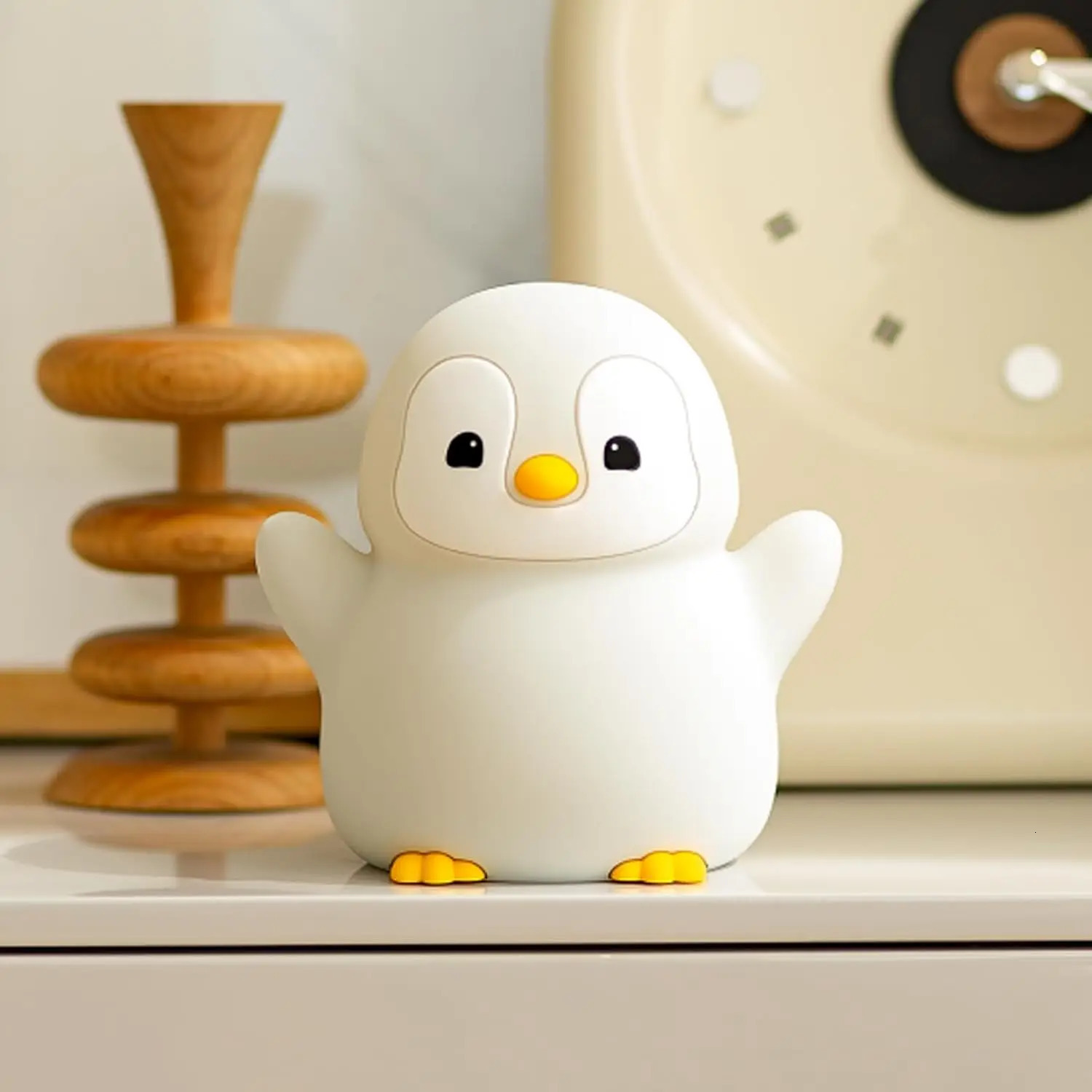 Cute Night Light for Kids Bedroom Rechargeable Animal Silicone Nursery Lamp Touch Control Nightlight Baby Gift 250716