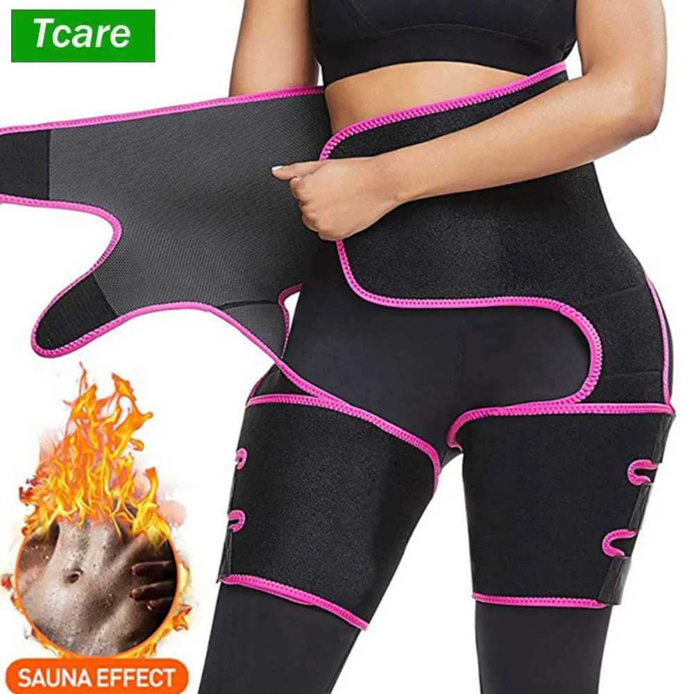1 Piece Neoprene Slim Thigh Trimmer Leg Shapers Slimming Belt Waist Sweat Shapewear Fat Burning Compression Belt for Women W250724
