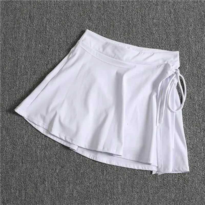 Tennis Skirt Sports Skirt WOMENS Summer Hip-covering Anti-glare Mask Skirt Running Training Quick-drying Leisure Fitness Short XJ250724