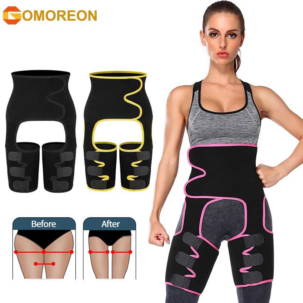 3 in 1 Waist Thigh Trimmer Body Shaper Weight Loss Slimming Support Belt Hip Raise Corsets Workout Fitness W250724
