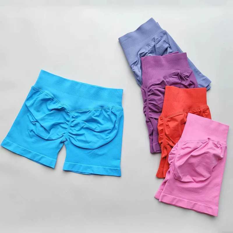 4.5 Gym Shorts for Women Scrunch Shorts Low Ribbed Band Workout Seamless Shorts Booty High Stretch Running Gym Sporty Shorts XJ250724