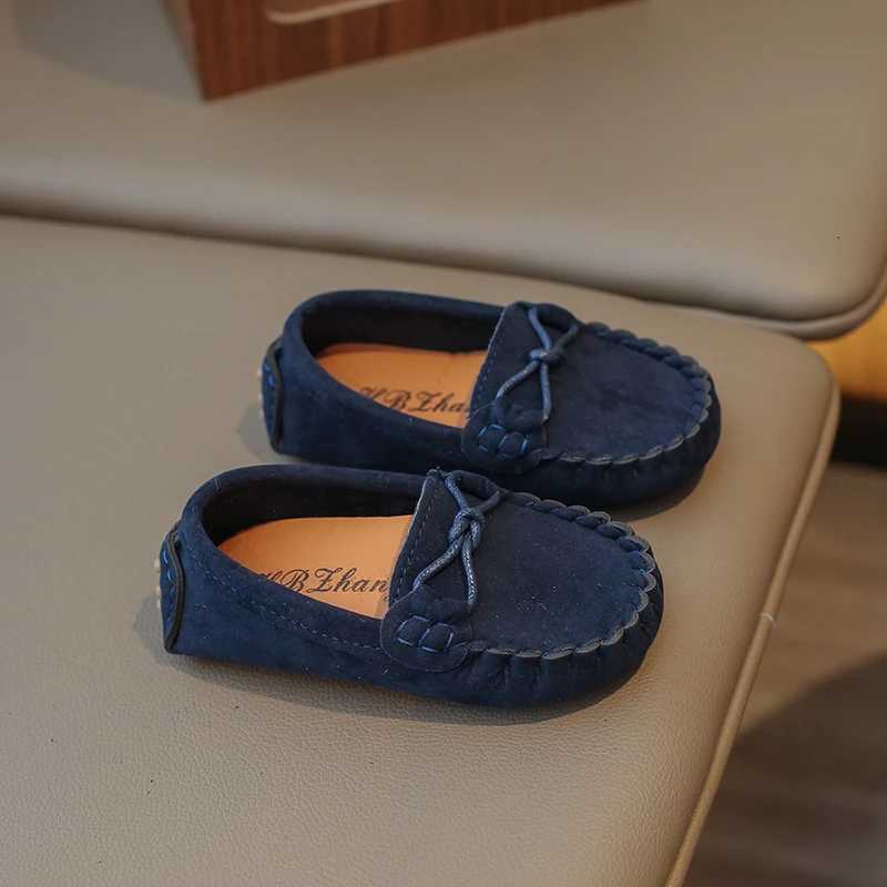 Boys Loafers Spring Light Slip-on Leisure Slish Shallow Children Flat Shoes Flexible Chic Cover Toe Gentleman Kids Shoe 21-35 XJ250724