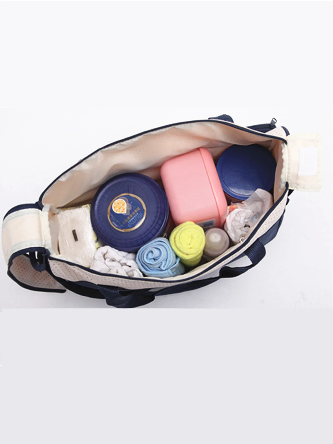 5Piece Mommy Bag One Shoulder Oblique Straddle Mother Baby Bun Diaper Bag 250724