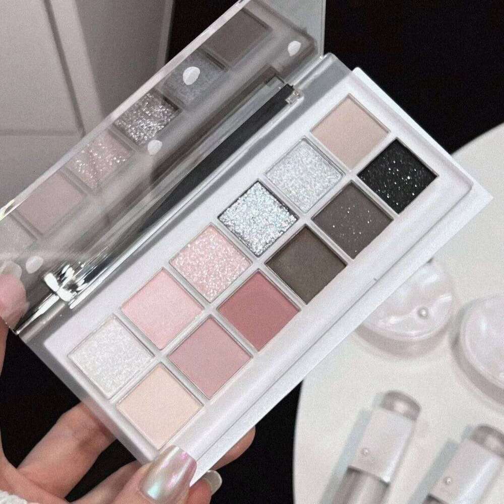 Joocyee 12 Colors Eyeshadow Palette Soft Pink Makeup, Matte & Shimmer Finish Eye Shadows Vegan,Cruelty-free X250723 X250724