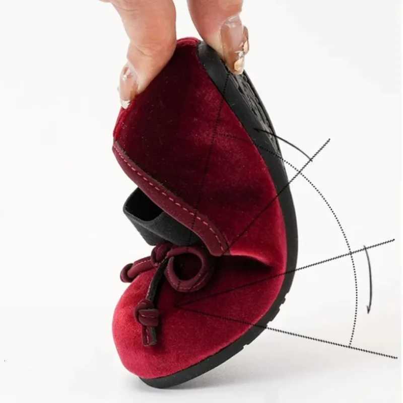 Fashion Baby Girl Princess Band Velvet Shoes Infant Toddler Child Flat Bow Shoes Soft Bottom Spring Autumn Summer Christmas XJ250724