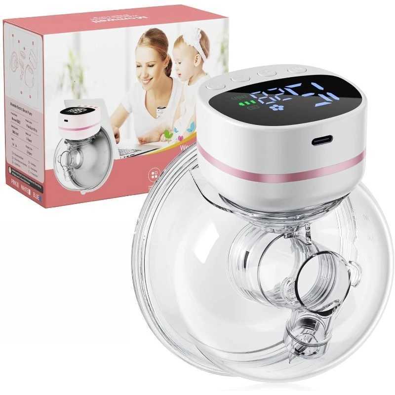 Electric Hand Free Breast Pump LCD Display Low Noise Portable BPA Free Breast Feeding Pump for Baby Mouth 5 Modes 15 Levels Pump X250724