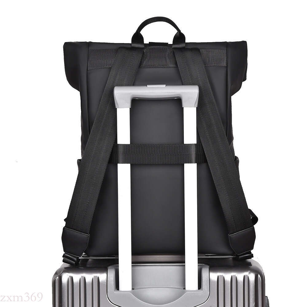 Simple Men's Universal Backpack Multi-use Lightweight School College Student Laptop Bag Commuting Business Trip