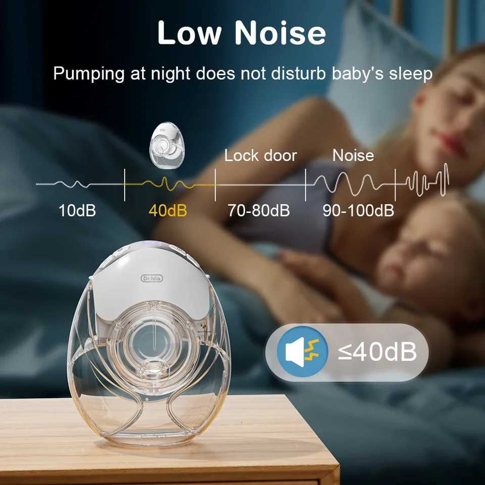 2025 NEW Wearable Electric Breast Pump Ultra-thin 3 Modes 12 Suction Levels Low Noise With 18/21/24mm Flange BPA FREE X250724