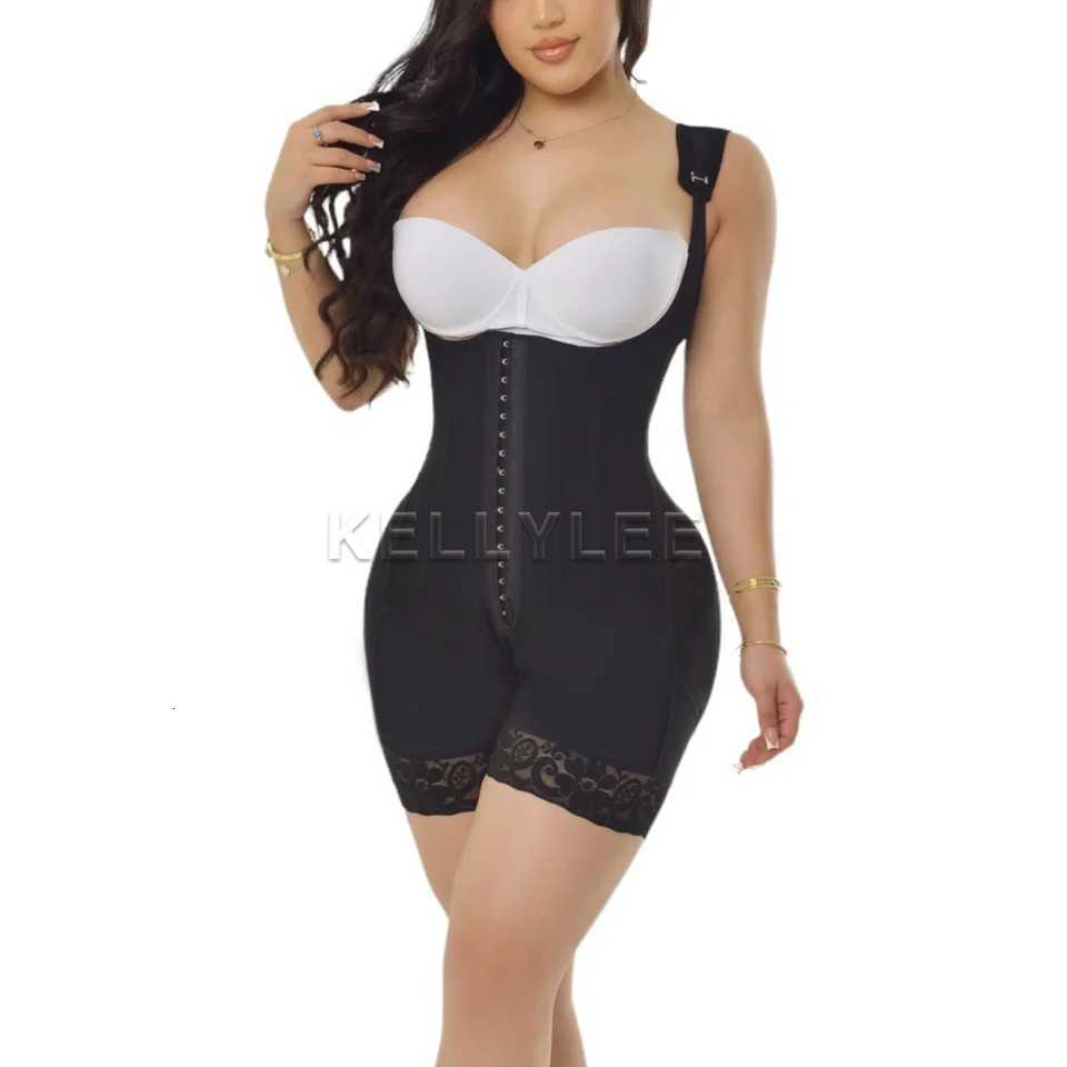 Shaped Up Open-Breasted Shapewear Modeling Fajas Colombianas Medium Shaped Front Breasted Sexy Bodysuits with Adjustable Straps W250724