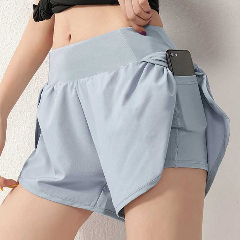 Sports Shorts Women Summer Quick-drying Running Basketball Fitness Pants Anti-exposure Three-point Pants High-waist Yoga Pants XJ250724