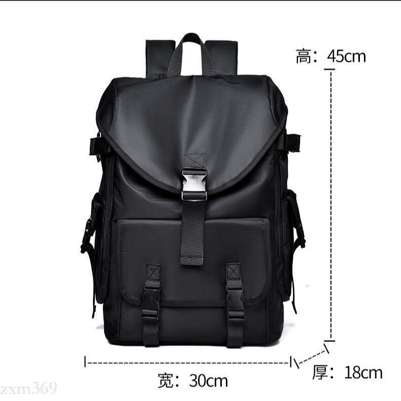 New Men's Large Capacity Expandable School Fashion Business Laptop Bag Simple Double Shoulder Commuter Backpack