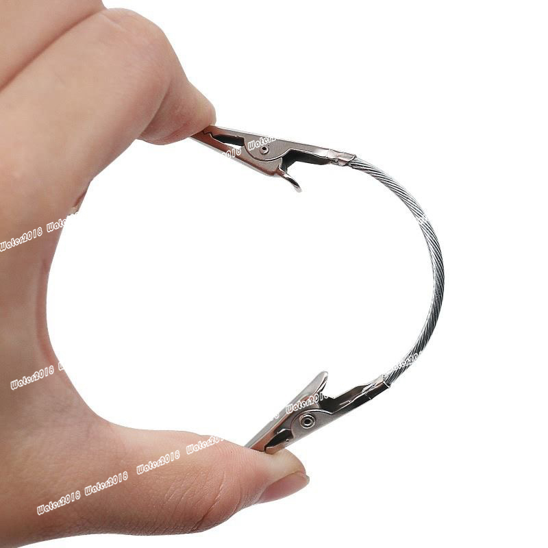 Double Head Alligator Clip Photo Holders Metal Wire Pictures Memo Note Clips Clamps 10.2CM