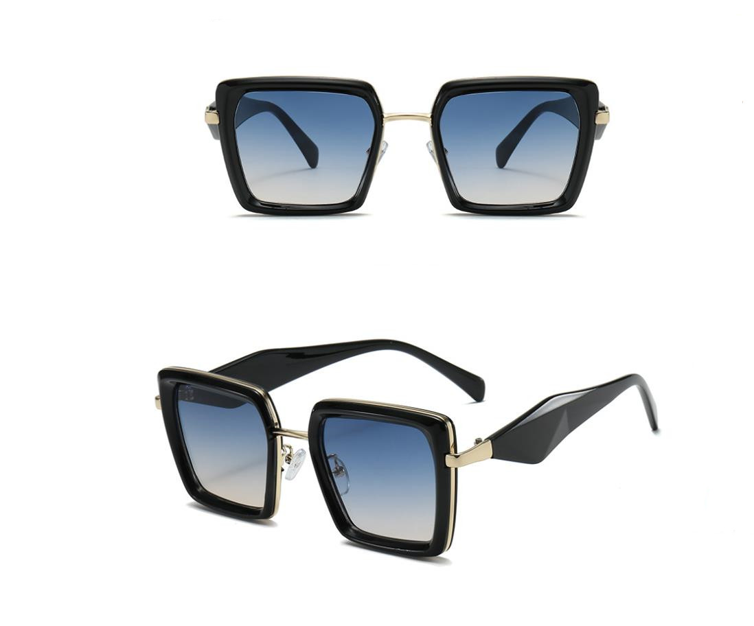 Designer Sunglasses For Women Men Oversize Frame Sunglasses Luxury Polarized Lens Goggle Pilot PC Frame Oversized UV400 Eyewear Luxury Style Sunglasse