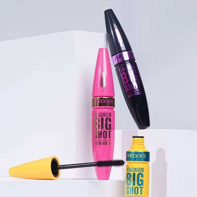 Black Thick eye black Lengthened Waterproof Sweat proof Lasting Mascara Setting Cream X250724