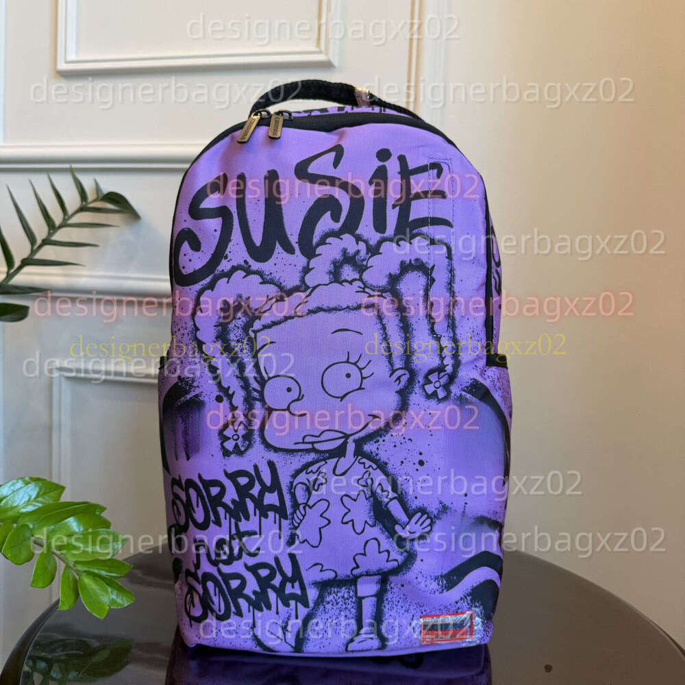 Spraygrounds Backpack Shark Shoulder Shark Double SG Designer Backpackstudent Spraygrounds Japanese Style Graffiti Large Capacity Casual High School Trendy
