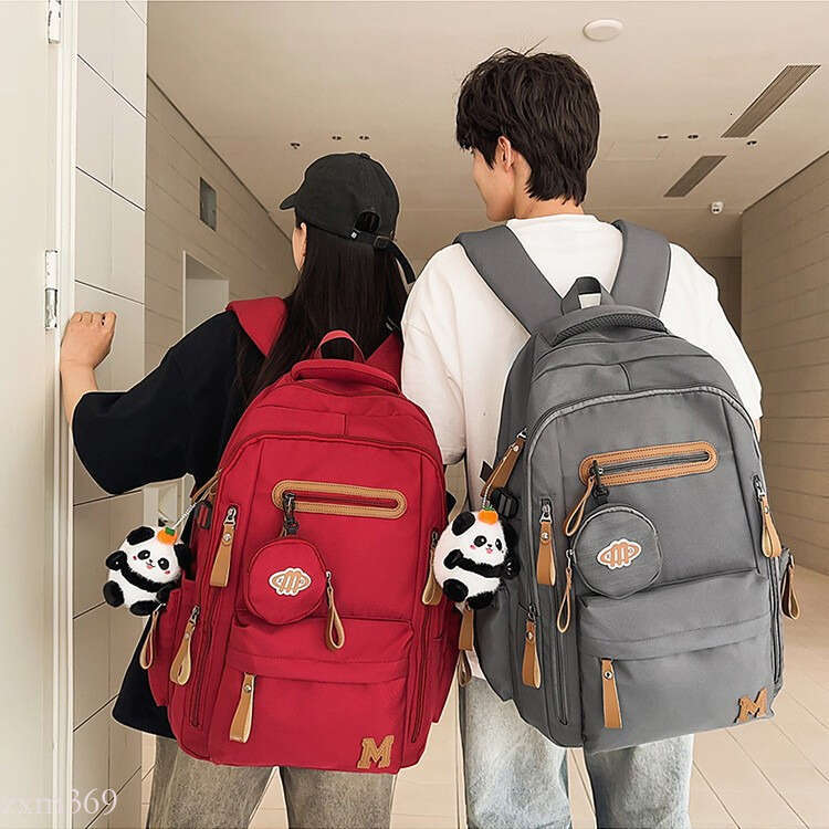 Lightweight for Female Middle High School Students, Large Capacity Men's Backpack with Air Cushion and Spine Protection, New Model