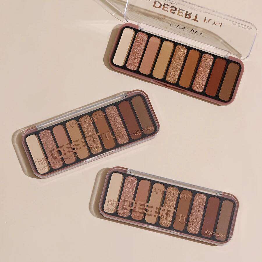 9 Colors Eyeshadow with Glitter Shimmer and Finishes Makeup Palette Matte Large Ground Color Eye Shadow Plate X250723 X250724
