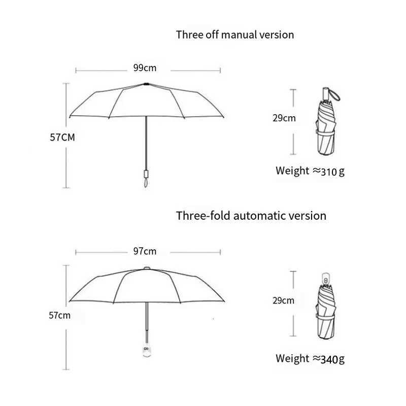 Blue Green Purple Powder Cat Cartoon Fold Umbrella Fully Automatic Umbrella Womens Dual-Purpose Sun Umbrella Portable Umbrella R250724
