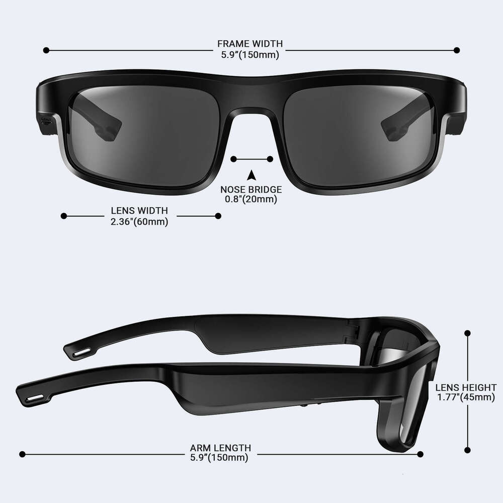 Designer Famous Brand Hot Selling Smart Bluetooth M Pro Stereo Surround Sound Bone Conduction Sunglasses For Sports