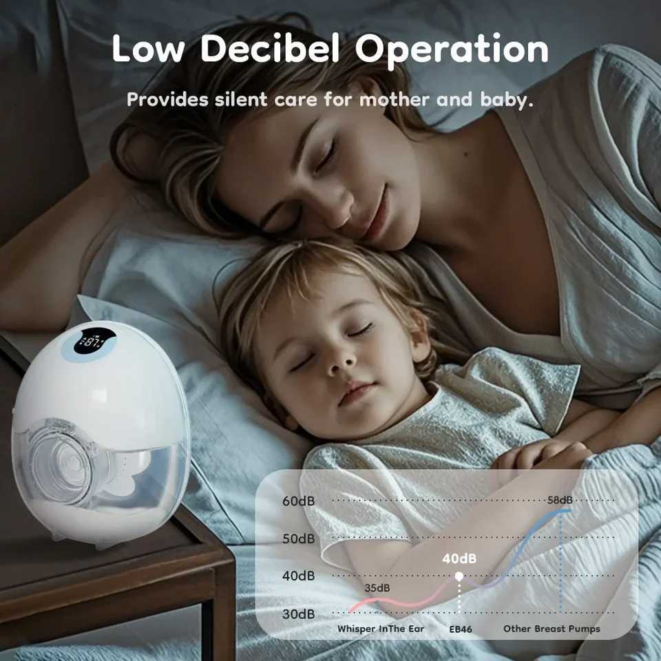 1PCS Wearable Electric Breast Pump 4 Modes 36 Levels Comfort Milk Collector Portable Electric Breast Pump BPA FREE 210Ml X250724