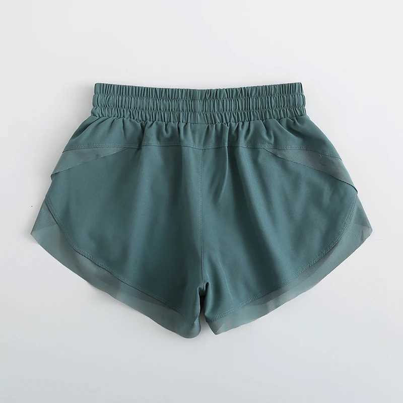 2 in 1 Double Layer Sports Bike Shorts with Pockets Women Outdoor Drawstring Waist Quick Dry Running Shorts Yoga Shorts XJ250724