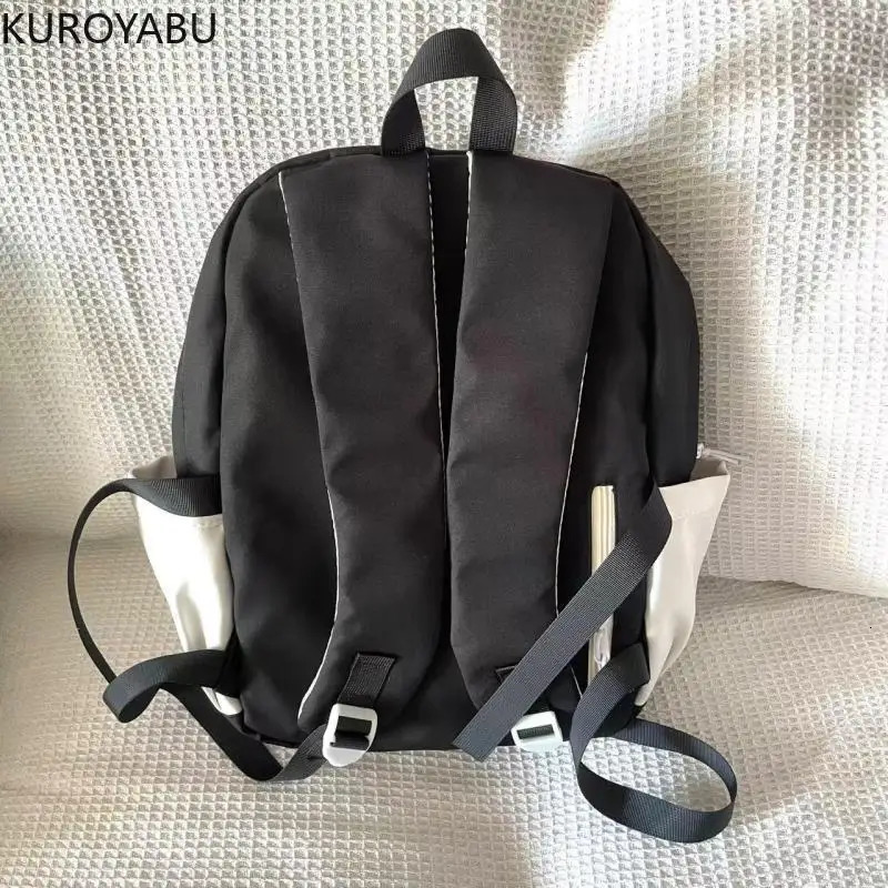 Backpack Women Gothic Embroidery Rabbit Back School Anime Backpacks for Ladies Versatile Casual High Street Y2k Bags 250723