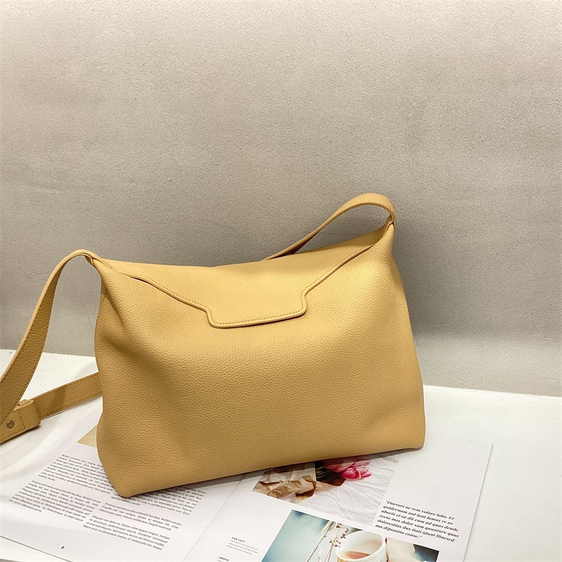 Single Shoulder Underarm Top Layer Cowhide Genuine Women's Crossbody Bag New Leather Material