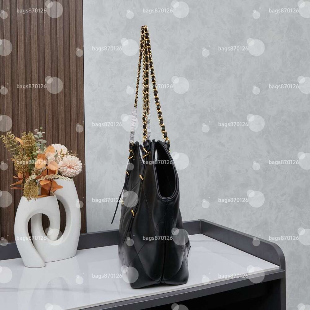 Luxury Designer Bag Tote Bag Half Moon Bag Smooth Leather Shoulder Bag Black Tote Underarm Bag Fashion Women Cross Body Bag Mini Purse Textured Leathe