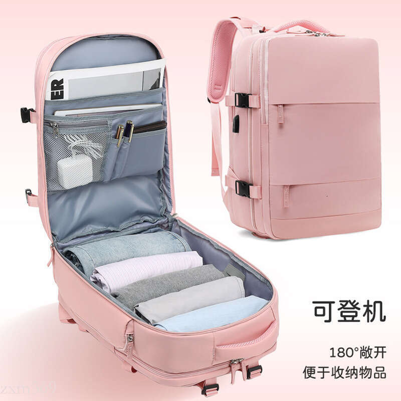 Unisex Casual Travel Boarding Luggage Bag Large Capacity Dry Wet Separation Computer Backpack