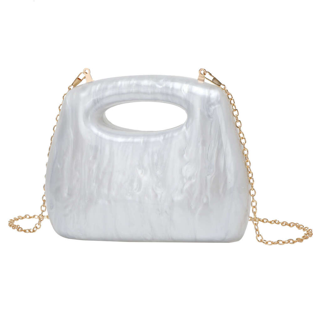 Designer Luxury Evening Diamond New Women's Marble Fashionable Elegant Evening Clutch Chain Shoulder Bag