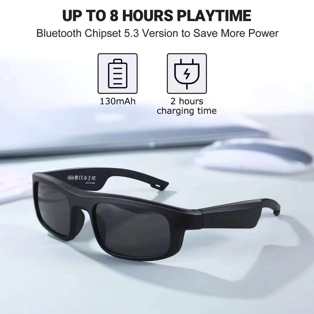 Designer Famous Brand Hot Selling Smart Bluetooth M Pro Stereo Surround Sound Bone Conduction Sunglasses For Sports