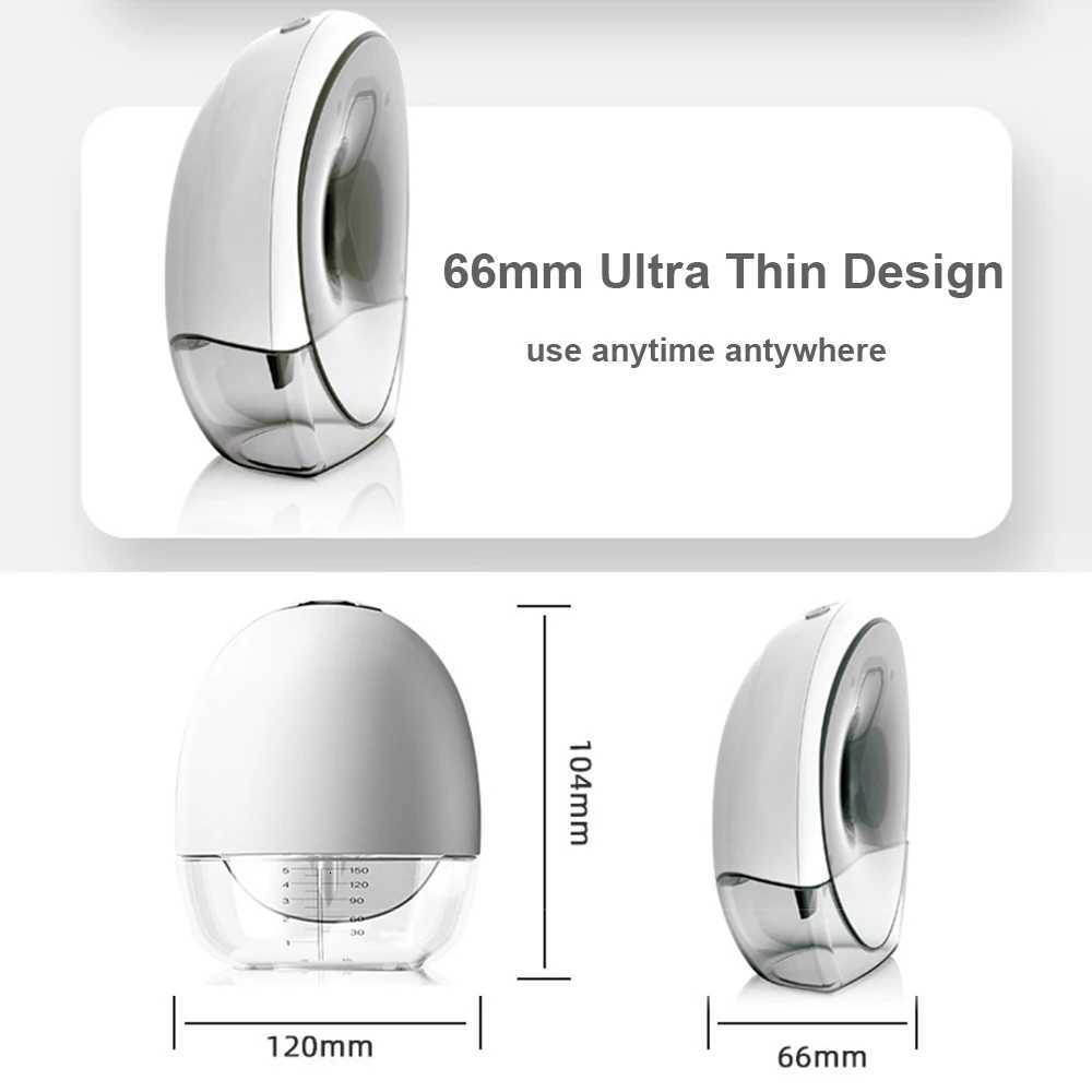 2024 Wearable Breast Pump Hands Free Electric Portable Wearable Breast Pumps BPA-free Breastfeeding Milk Collector X250724