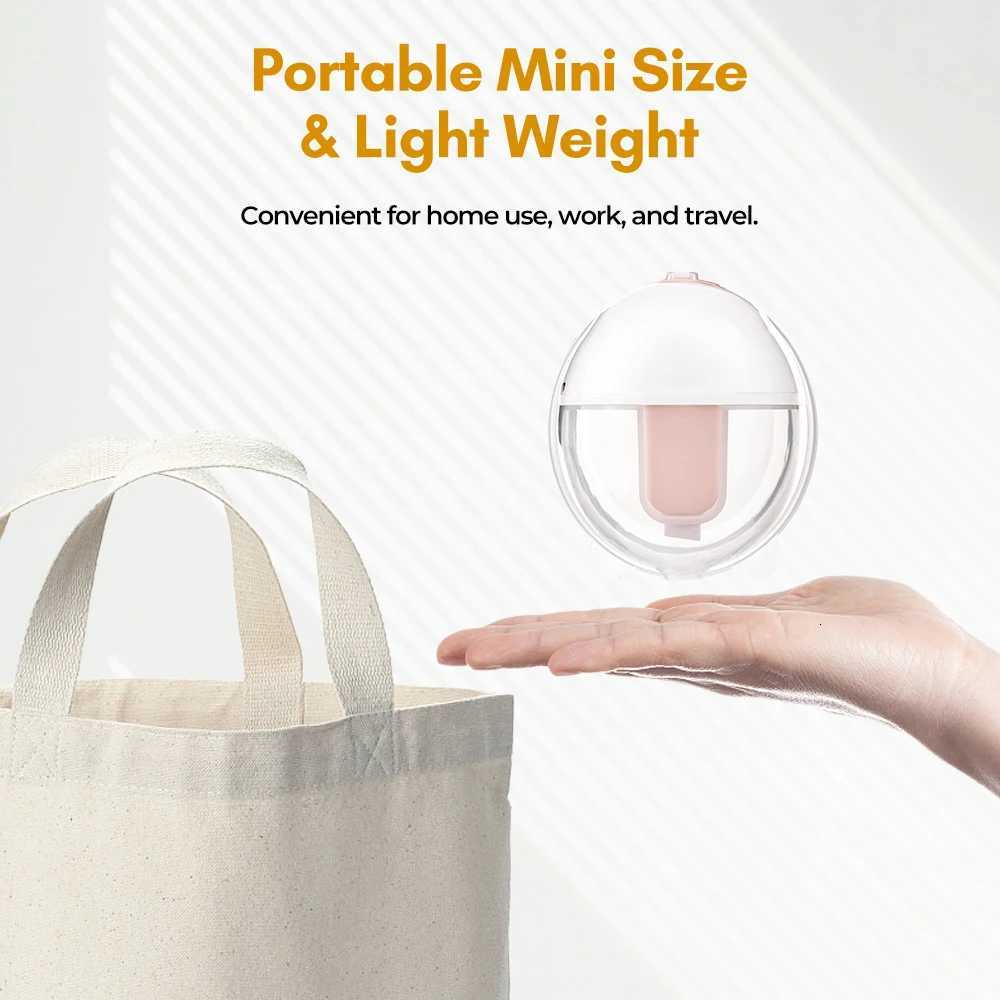2024 Wearable Breast Pump Hands Free Electric Portable Wearable Breast Pumps BPA-free Breastfeeding Milk Collector X2507241
