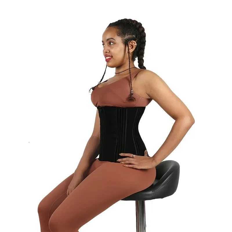 Colombiana Fajas Corset Rib Buckle Zipper Shaping 29 Steel Bones Waist Latex Reducing and Shaping Girdles for Women W250724