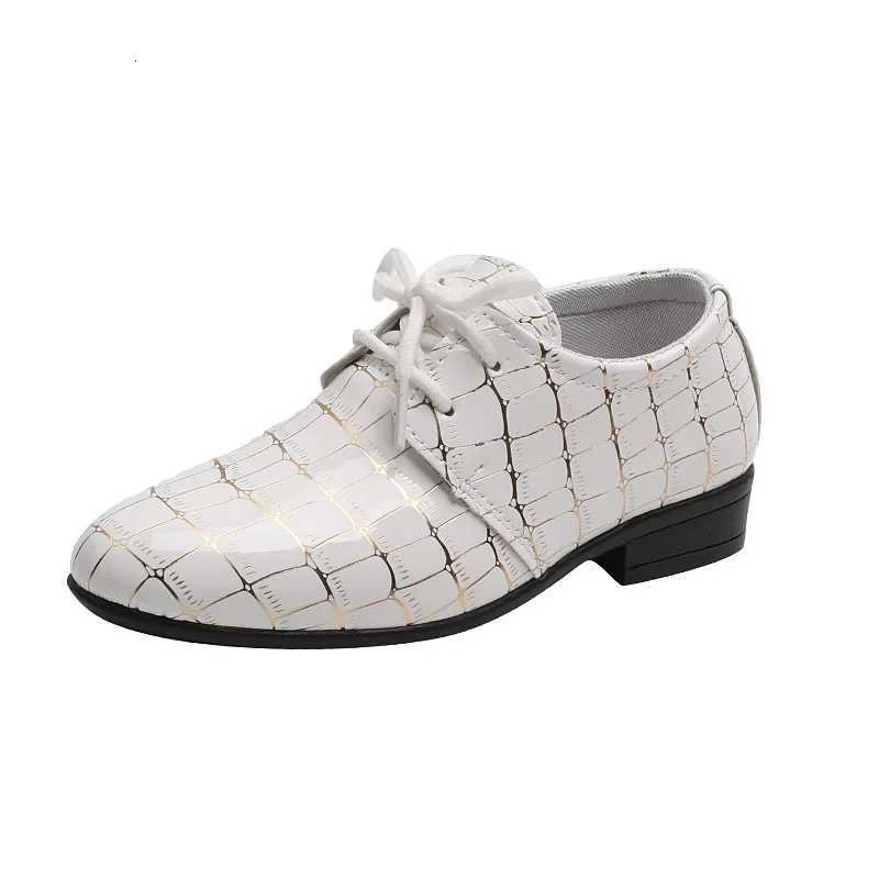 Boys Leather Shoes Kids Flats Casual Childrens Wedding Shoes for Toddlers Black Fashion Student Non-slip for School Performance XJ250724