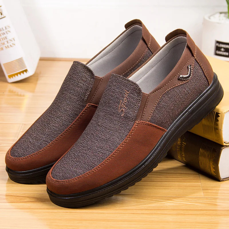 Shoes Men Canvas Summer Classic Loafers Men Casual Shoes Breathable Walking Flat Men Shoes Zapatos Sneakers Plus Size 250716