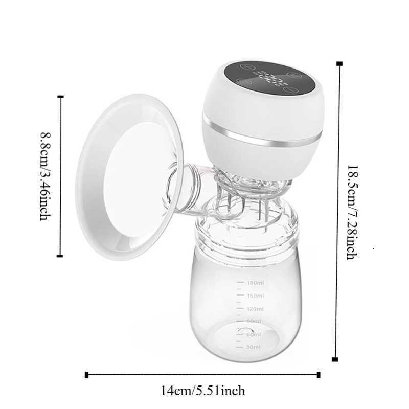 Electric Breast Pump Intelligent Integrated High Suction Breastmilk Pump Silent Massage Painless Breast Milk Bottle X2507241