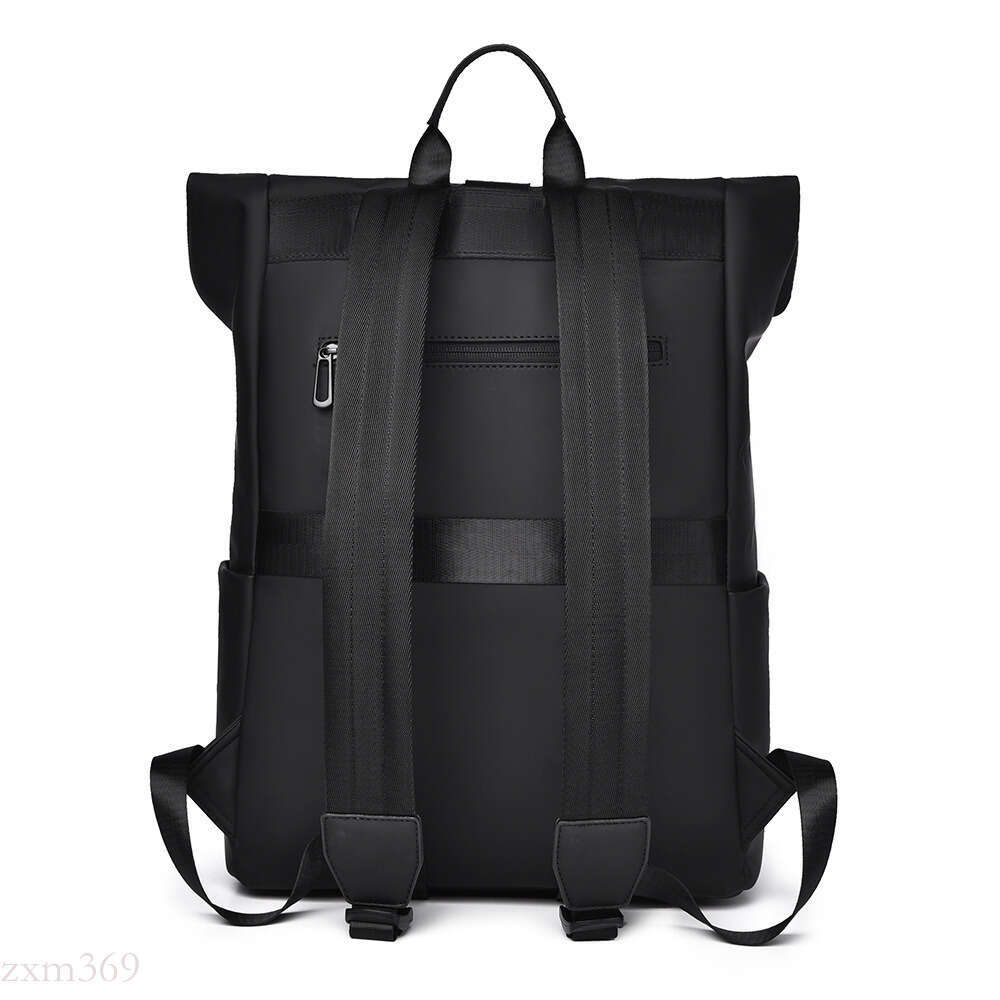 New Trendy High-end Casual Flip Cover Magnetic Buckle Travel Men's Backpack