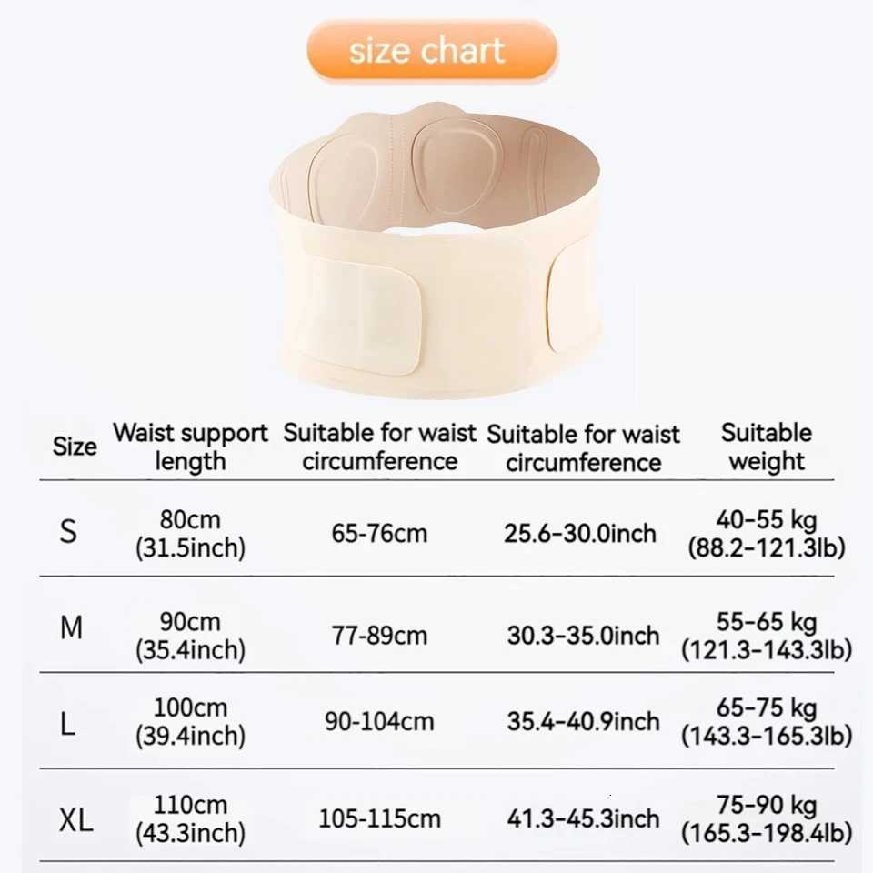 Loogdeel Thin Waist Support Belt Lower Back Pain Relief Breathable Lumbar Support Belt Sciatica Scoliosis Herniated Disc Unisex W250724