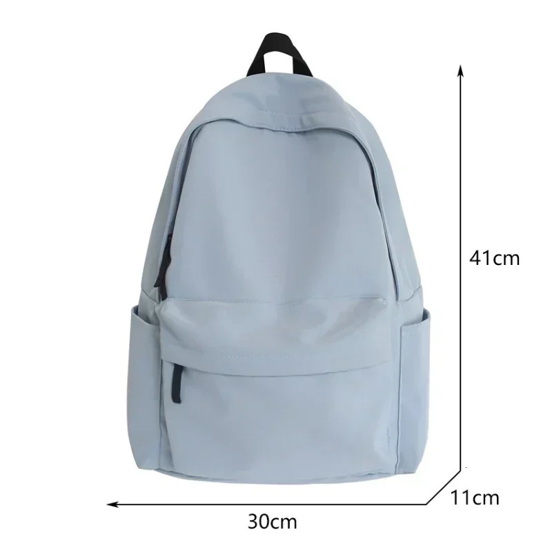 Black Grey White Red Versatile Backpack High Quality Large Capacity Waterproof Travel Bag Washable Nylon Computer Bag Unisex 250723