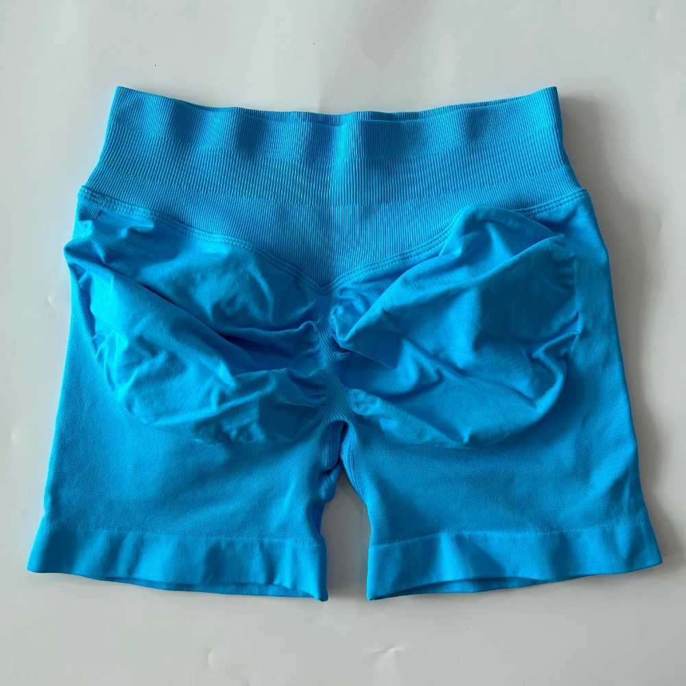 No GYM Shorts Low Ribbed Band Yoga Shorts Seamless Scrunch Bum Workout Shorts Push Up Booty High Stretch Running ShortsXJ250724