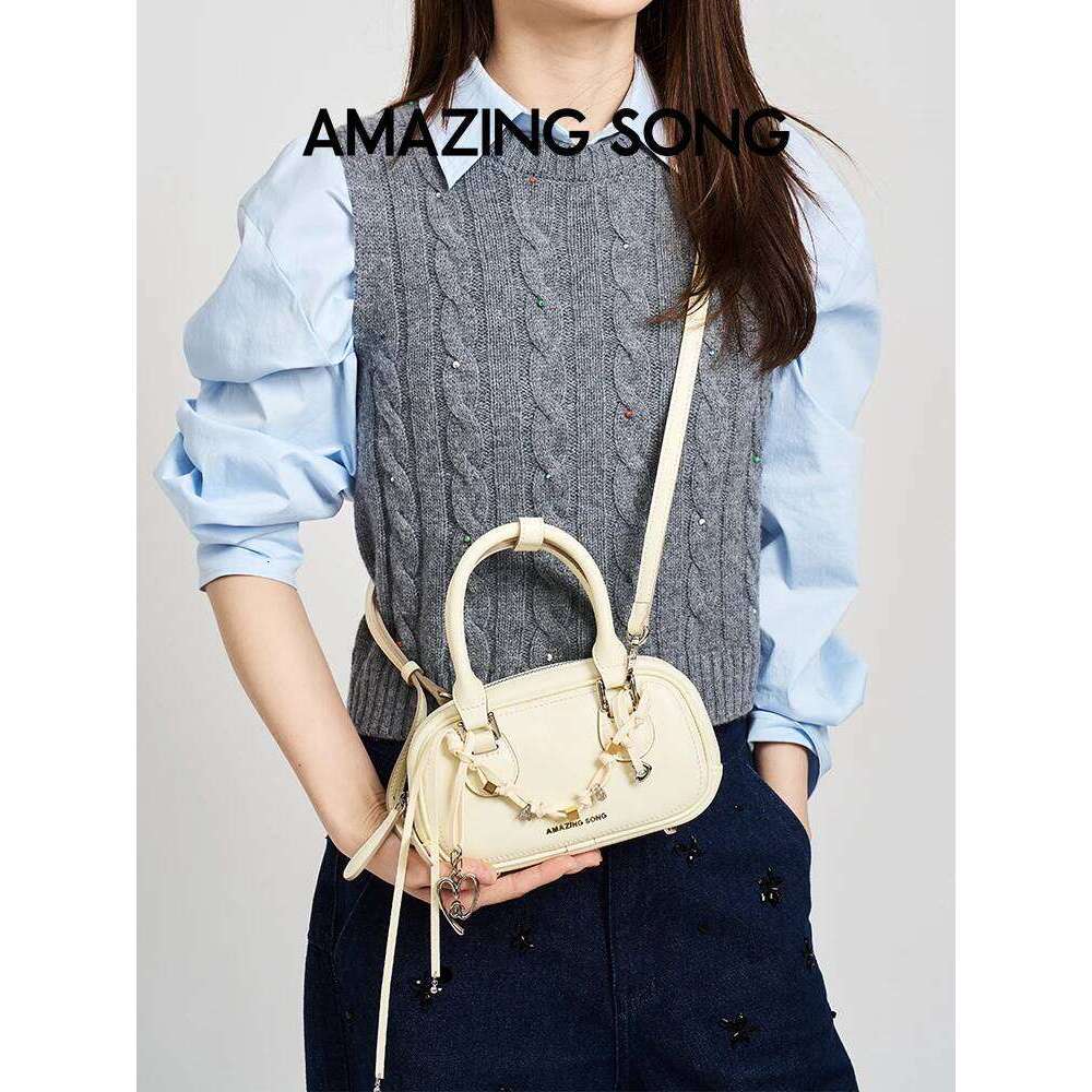 Luxury designer niche commuter shoulder hand-held mahjong bag