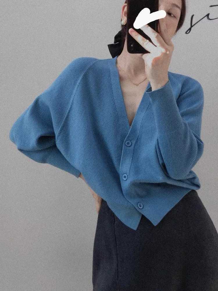 Womens Oversized Batwing Sleeve Green Blouse Spring Autumn Clothes Solid Color Sweater Women Clothing Cardigan Coat Tops C-168 X250724