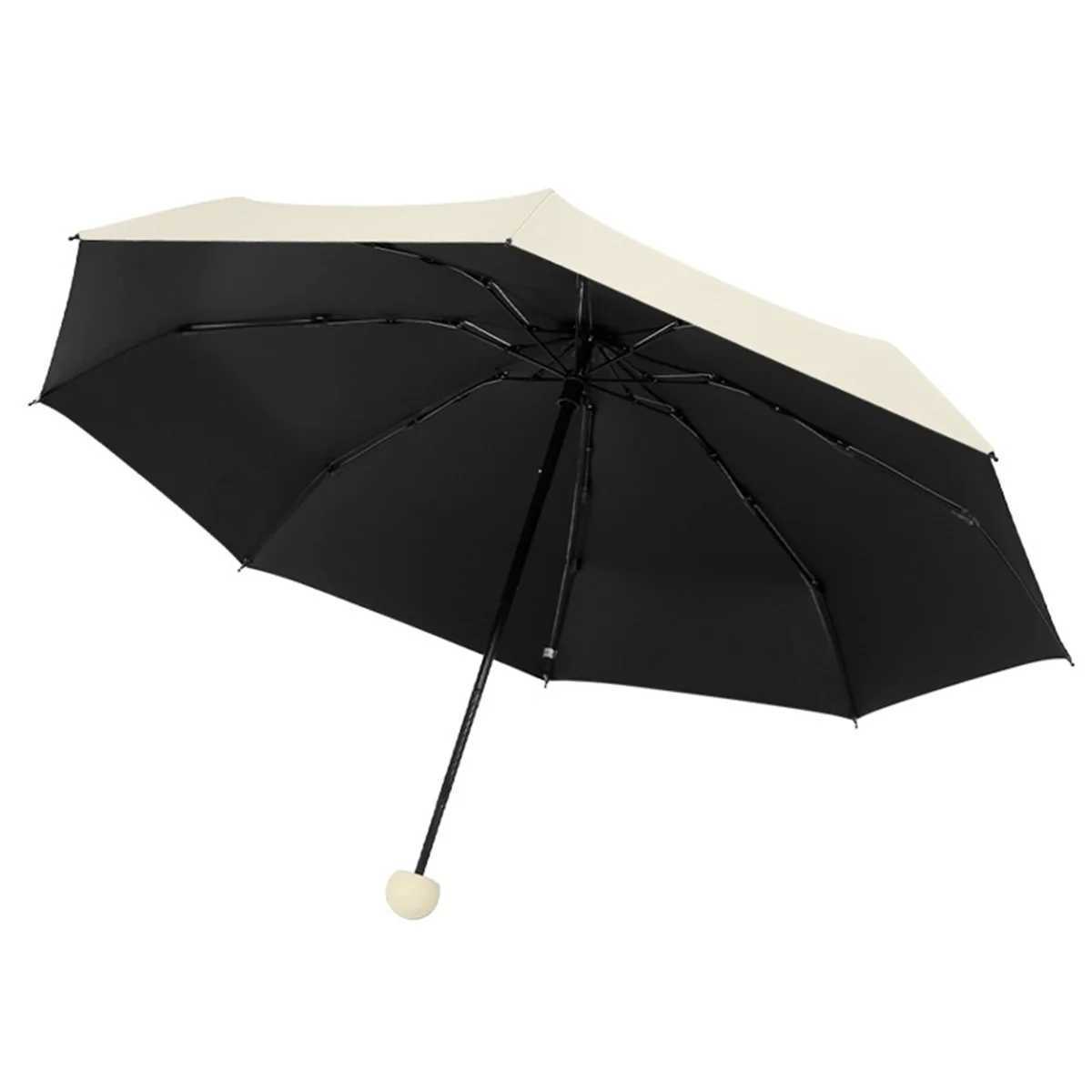6-Ribs Sun Umbrella Portable Mini Umbrella Sun Protection Capsule Umbrella Parasol with Box UV Folding Pocket Umbrella R250725